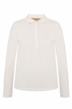 Logo-embroidered polo, zdjęcie 1 Logo-embroidered polo od Burberry